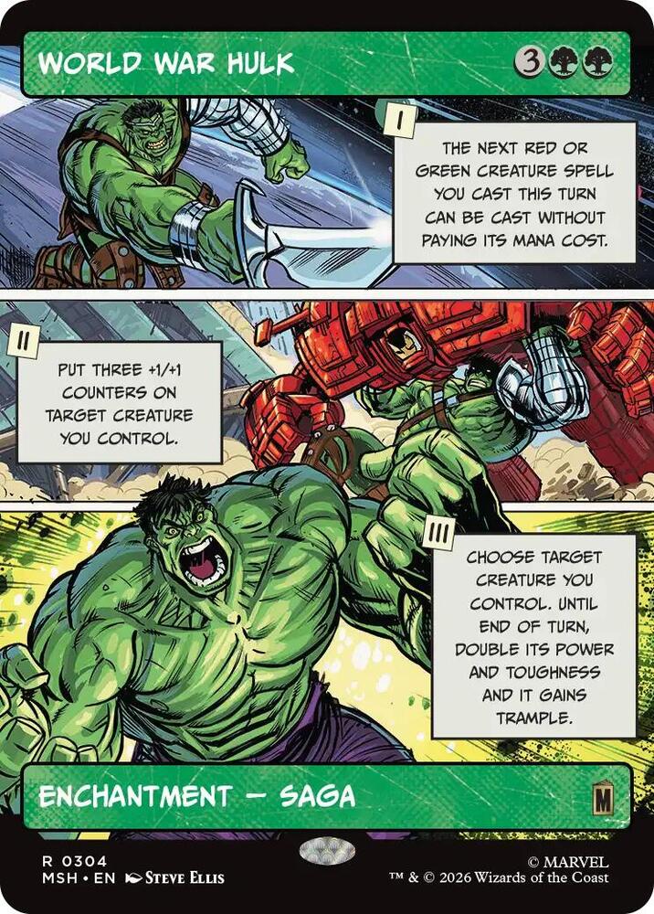 World War Hulk (Borderless) (Marvel Super Heroes)(MSH)(304)(R)