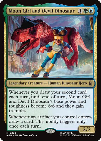 Moon Girl and Devil Dinosaur (Foil) (Marvel Super Heroes)(MSH)(223)(R)