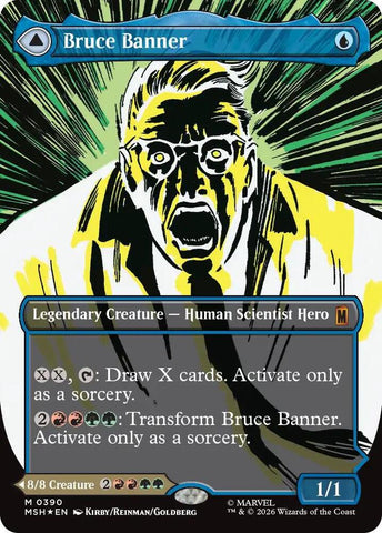 Bruce Banner (Borderless) (Foil) (Marvel Super Heroes)(MSH)(390)(M)