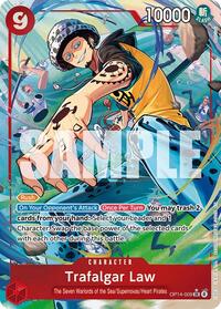 Trafalgar Law - OP14-009 - Alternate Art - Foil (The Azure Sea's Seven)(OP14-009)(SR)