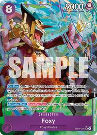 Foxy - Alternate Art - Foil (The Azure Sea's Seven)(EB04-036)(SR)
