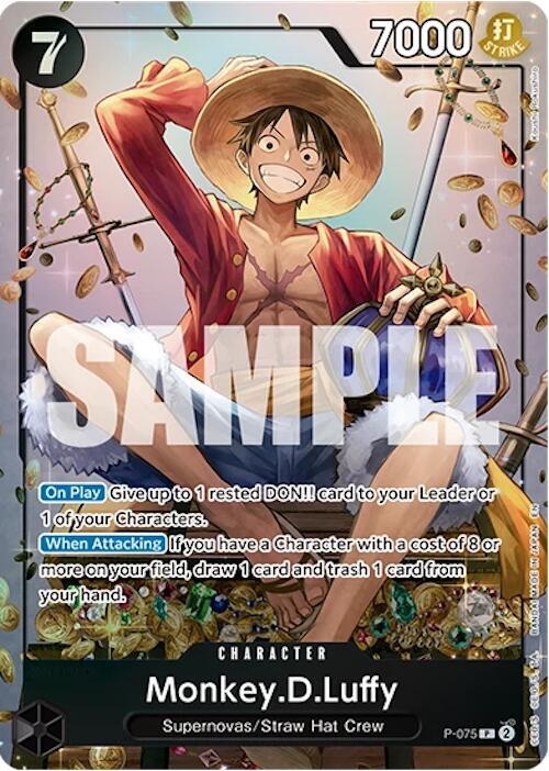 Monkey.D.Luffy [Tin Pack Set Vol. 2] [Foil] (One Piece Promotion Cards)(P-075)(PR)