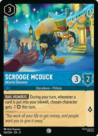 Scrooge McDuck - Miserly Ebenezer (Winterspell)(11-160/204)(C)