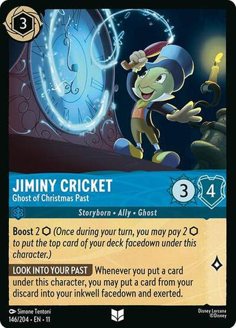 Jiminy Cricket - Ghost of Christmas Past - Cold Foil (Winterspell)(11-146/204)(U)
