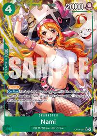 Nami - Alternate Art - Foil (The Azure Sea's Seven)(OP14-031)(SR)