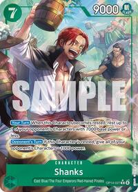 Shanks - Alternate Art - Foil (The Azure Sea's Seven)(OP14-027)(R)