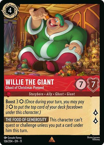 Willie the Giant - Ghost of Christmas Present - Cold Foil (Winterspell)(11-126/204)(R)