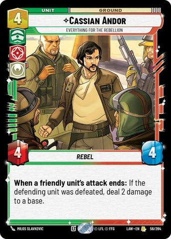 Cassian Andor, Everything for the Rebellion (A Lawless Time)(LAW-056/264)(R)