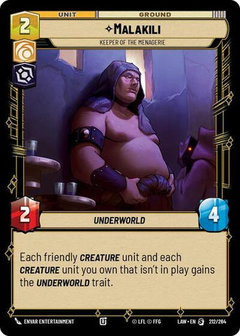 Malakili, Keeper of the Menagerie (A Lawless Time)(LAW-212/264)(S)
