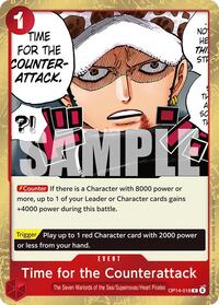 Time for the Counterattack - Foil (The Azure Sea's Seven)(OP14-018)(R)