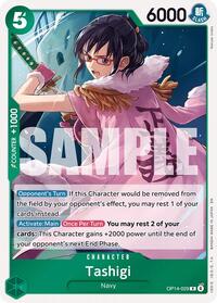 Tashigi - Foil (The Azure Sea's Seven)(OP14-029)(R)