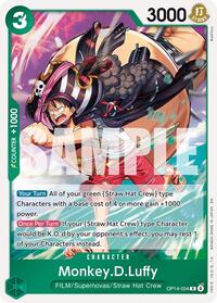 Monkey.D.Luffy - OP14-34 - Foil (The Azure Sea's Seven)(OP14-034)(R)