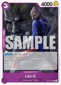 Lao.G (The Azure Sea's Seven)(OP14-075)(C)
