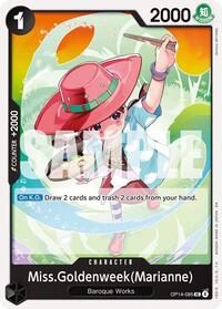 Miss.Goldenweek(Marianne) (The Azure Sea's Seven)(OP14-085)(UC)