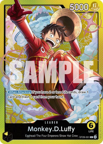 Monkey.D.Luffy (001) - Foil (Starter Deck 29: Egghead)(ST29-001)(L)