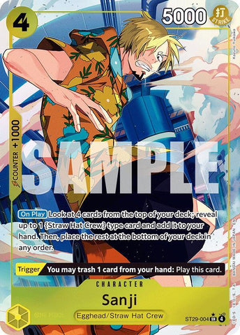 Sanji (Full Art) - Foil (Starter Deck 29: Egghead)(ST29-004)(SR)
