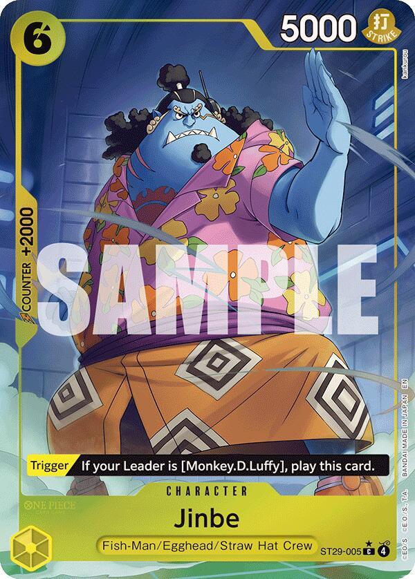 Jinbe (Full Art) - Foil (Starter Deck 29: Egghead)(ST29-005)(C)