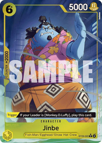 Jinbe (Full Art) - Foil (Starter Deck 29: Egghead)(ST29-005)(C)