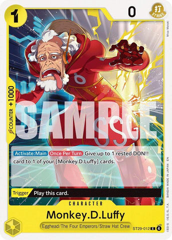 Monkey.D.Luffy (012) (Starter Deck 29: Egghead)(ST29-012)(C)