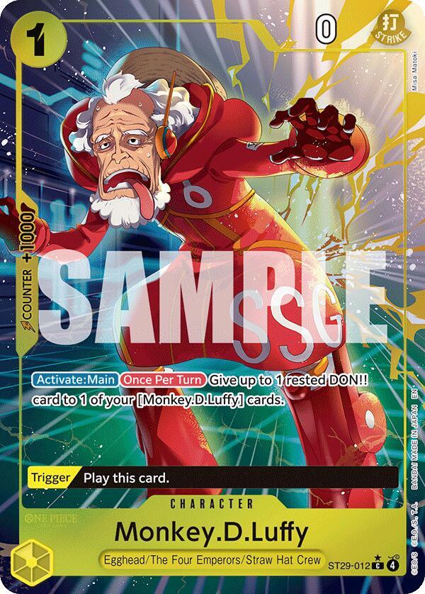 Monkey.D.Luffy (012) (Full Art) - Foil (Starter Deck 29: Egghead)(ST29-012)(C)