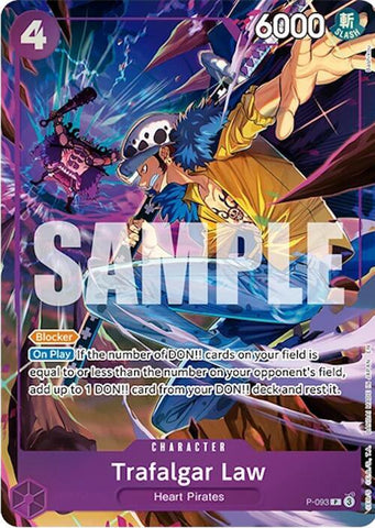 Trafalgar Law [Illustration Box Vol.6] [Foil] (One Piece Promotion Cards)(P-093)(PR)