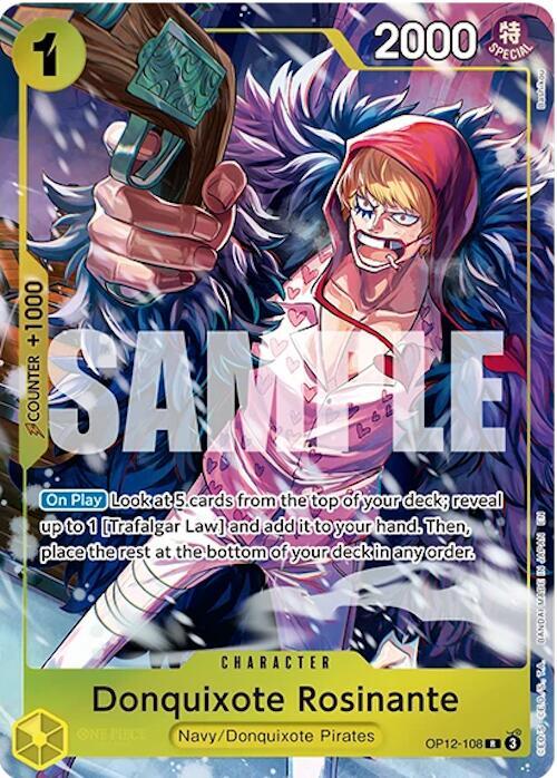 Donquixote Rosinante [Illustration Box Vol.6] [Foil] (One Piece Promotion Cards)(OP12-108)(R)