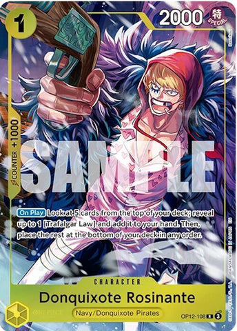 Donquixote Rosinante [Illustration Box Vol.6] [Foil] (One Piece Promotion Cards)(OP12-108)(R)