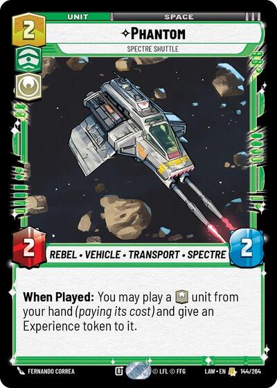 Phantom, Spectre Shuttle (A Lawless Time)(LAW-144/264)(R)