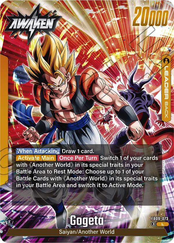 Son Goku/Vegeta // Gogeta (FB09-073)(L)