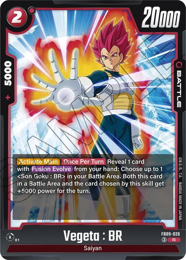 Vegeta : BR [020] [Foil] (FB09-020)(R)