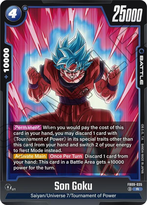 Son Goku [035] [Foil] (FB09-035)(R)