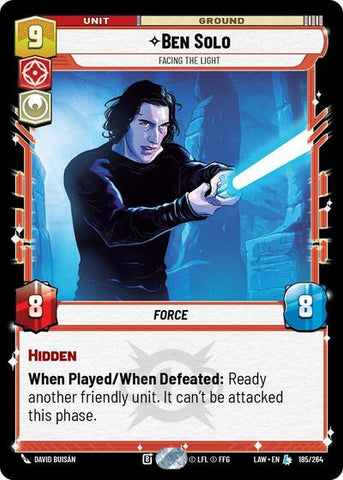 Ben Solo, Facing the Light (A Lawless Time)(LAW-185/264)(L)