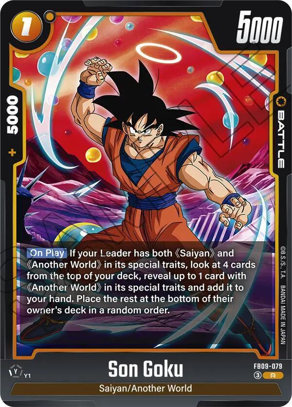Son Goku [079] [Foil] (FB09-079)(R)
