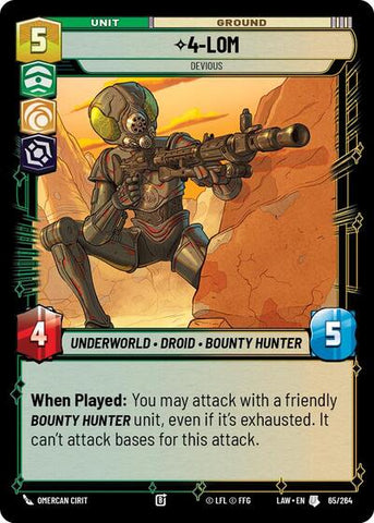 4-LOM, Devious (A Lawless Time)(LAW-065/264)(U)