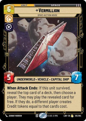 Vermillion, Qi'Ra's Auction House (A Lawless Time)(LAW-215/264)(R)