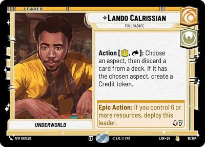 Lando Calrissian, Full Sabacc (A Lawless Time)(LAW-018/264)(R)