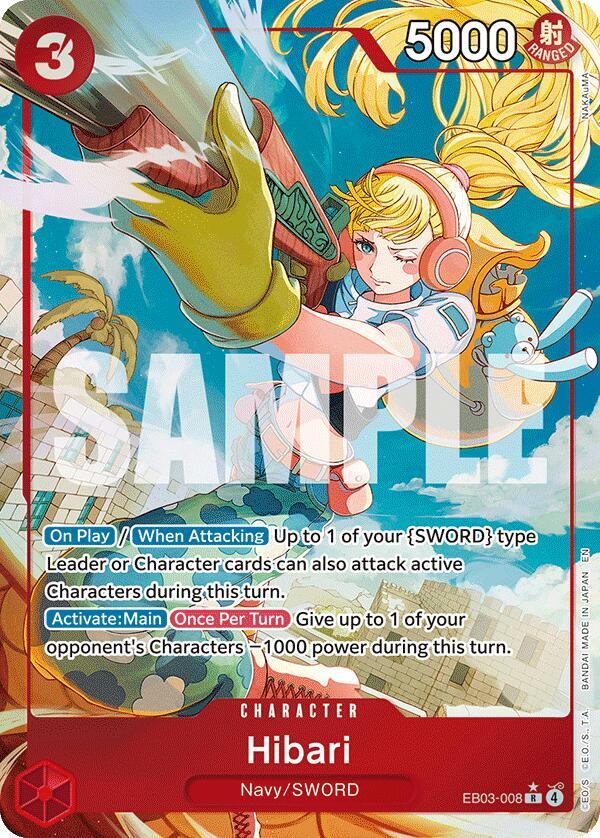 Hibari (Alternate Art) - Foil (Extra Booster: Heroines Edition)(EB03-008)(R)