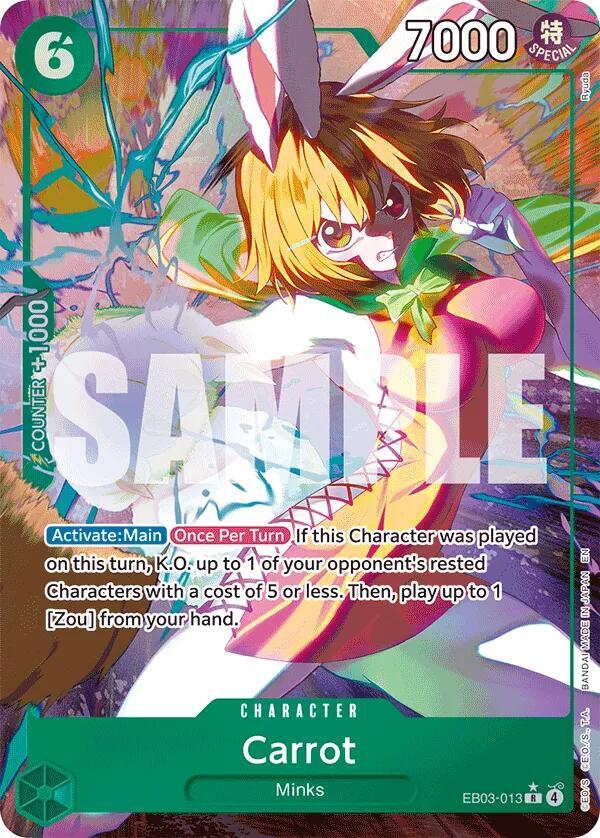 Carrot (Alternate Art) - Foil (Extra Booster: Heroines Edition)(EB03-013)(R)