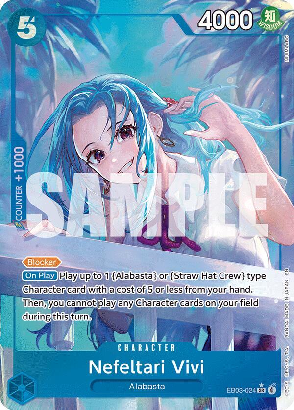 Nefeltari Vivi (024) (Alternate Art) - Foil (Extra Booster: Heroines Edition)(EB03-024)(SR)