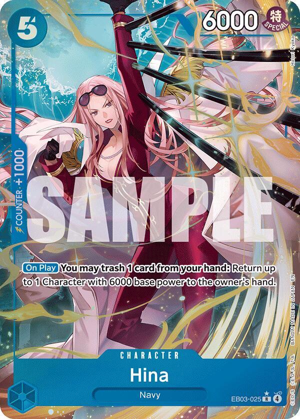 Hina (Alternate Art) - Foil (Extra Booster: Heroines Edition)(EB03-025)(R)