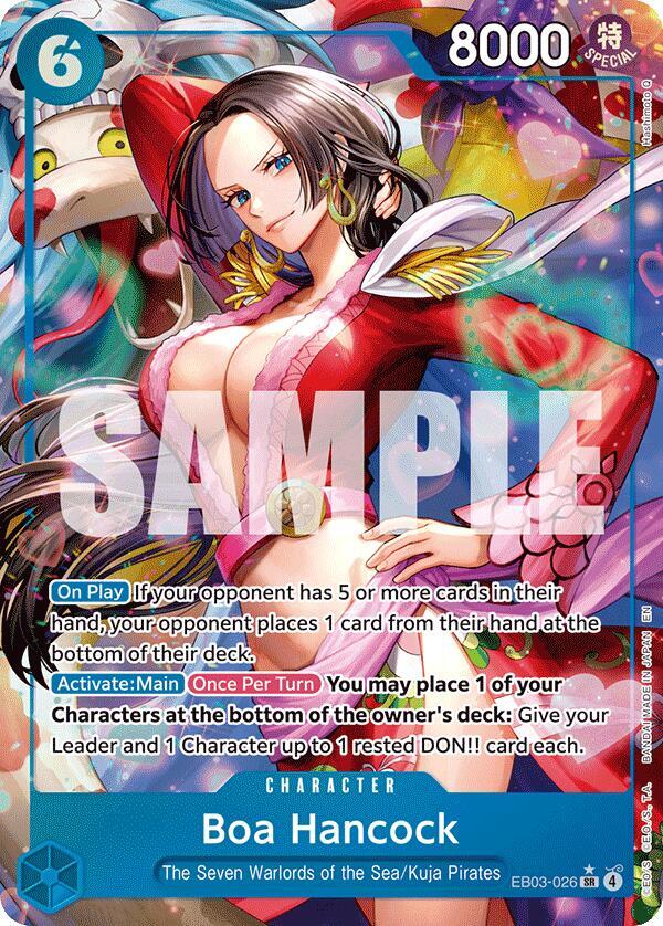 Boa Hancock (Alternate Art) - Foil (Extra Booster: Heroines Edition)(EB03-026)(SR)