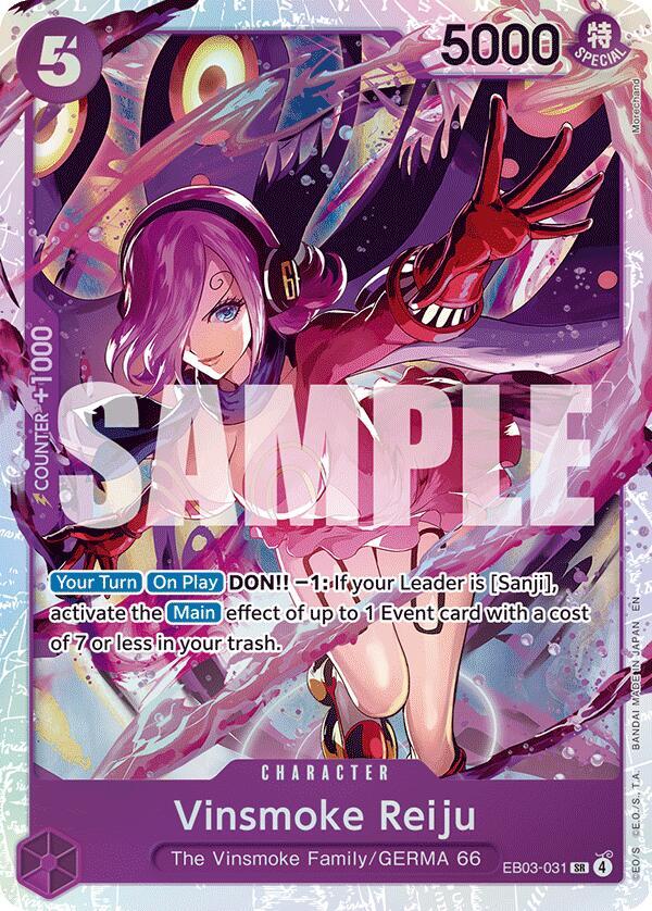 Vinsmoke Reiju - Foil (Extra Booster: Heroines Edition)(EB03-031)(SR)