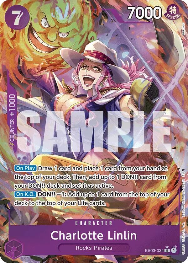 Charlotte Linlin (Alternate Art) - Foil (Extra Booster: Heroines Edition)(EB03-034)(R)