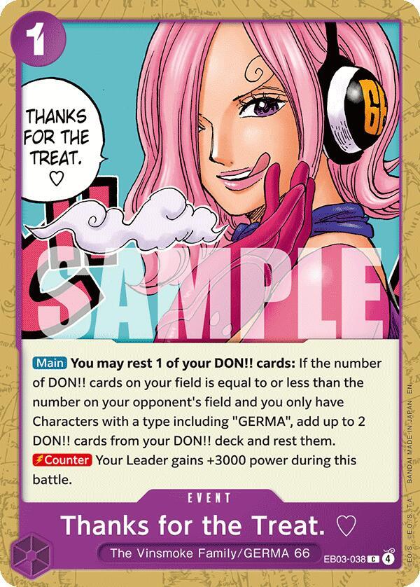 Thanks for the Treat. (Extra Booster: Heroines Edition)(EB03-038)(C)