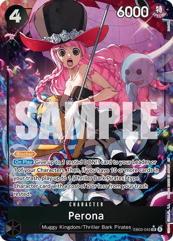 Perona (045) (Alternate Art) - Foil (Extra Booster: Heroines Edition)(EB03-045)(SR)