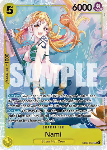 Nami (053) - Foil (Extra Booster: Heroines Edition)(EB03-053)(SR)