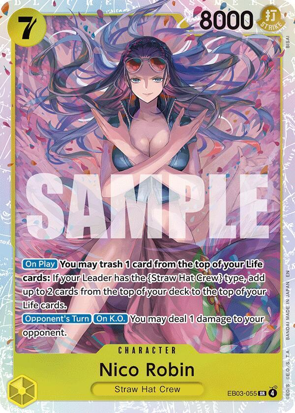 Nico Robin (055) - Foil (Extra Booster: Heroines Edition)(EB03-055)(SR)