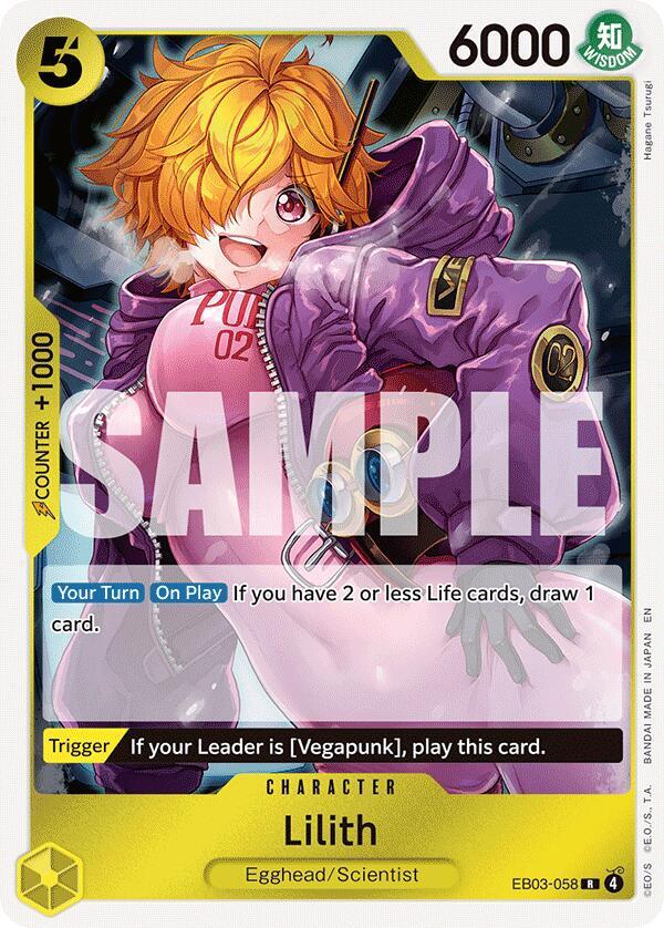 Lilith - Foil (Extra Booster: Heroines Edition)(EB03-058)(R)