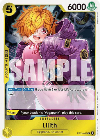 Lilith - Foil (Extra Booster: Heroines Edition)(EB03-058)(R)