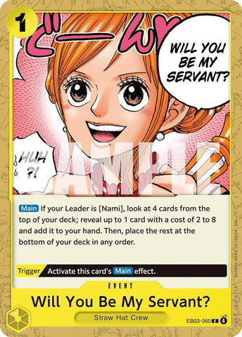 Will You Be My Servant? (Extra Booster: Heroines Edition)(EB03-060)(C)